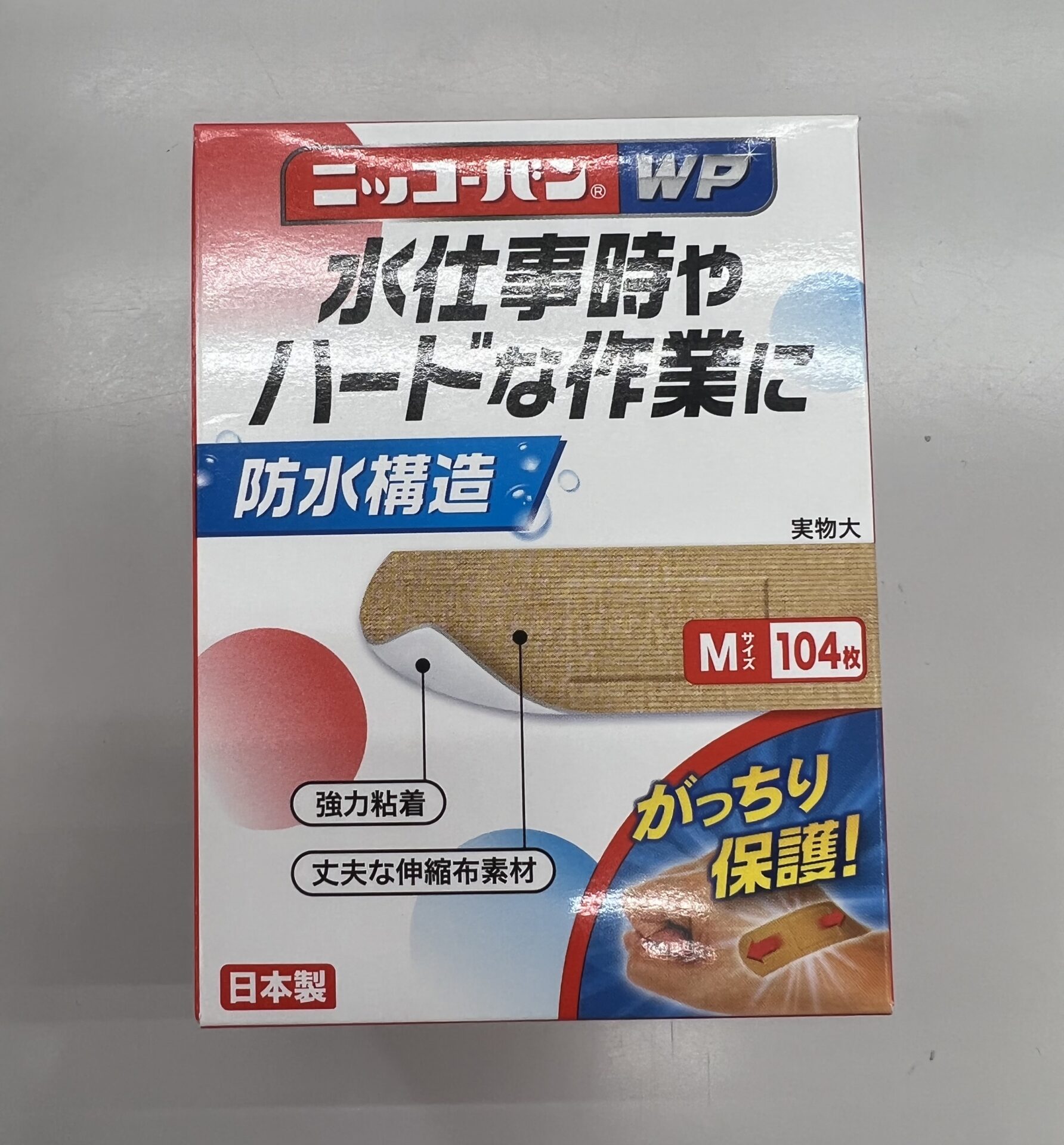 ギフ_包装】 ニッコーバンWP 絆創膏 バンドエイド Sサイズ2箱 合計40枚